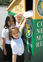 St. Stephen students recycle
