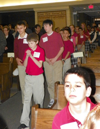 Guardian Angels Catholic School Mock "Conclave"