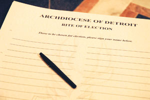 The pages of the Book of the Elect.