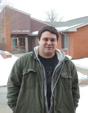 Steven Brown, a resident of Covenant House Michigan, shared his story with The Michigan Catholic.