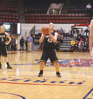 Lucia Westrick, a standout senior basketball player for Clarkston Everest Collegiate, also plans to enter religious life. “My No. 1 passion is my passion for Christ,” she says.