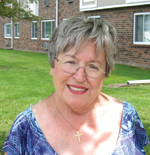 Shirley Robertson of The Baptist Manor’s independent senior housing enjoys her living situation where she can “still run around the campus and do my thing and talk to the people I want to.” She shared advice for other seniors considering a transition to an independent living community.