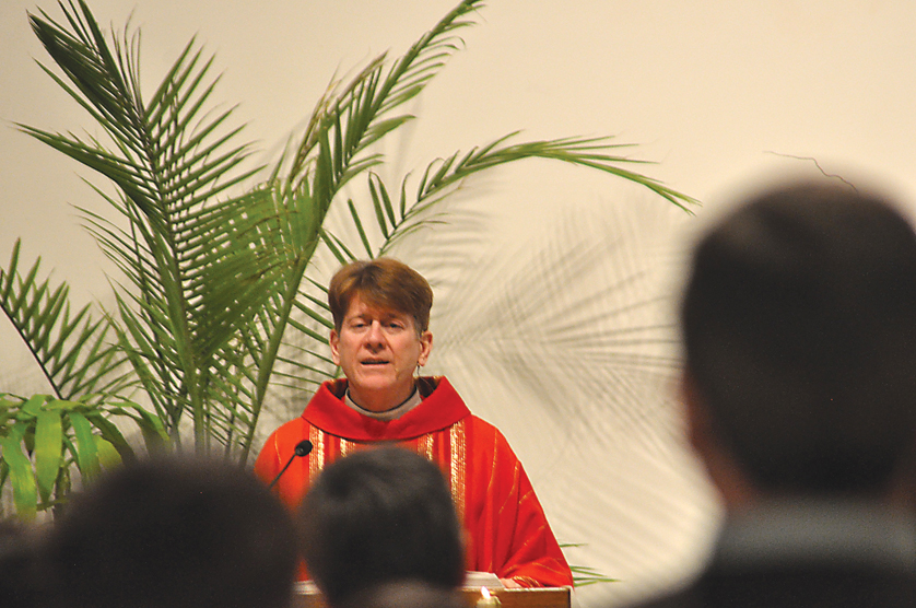 Fr. Jim McNulty, pastor of St. Edith Parish in Livonia, said he prays with the Scriptures all week and reads several commentaries before preparing his Sunday homily.  