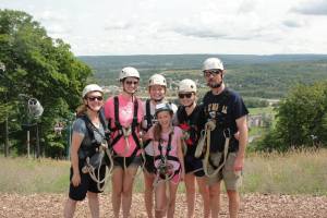 The Beltowskis enjoy a family vacation together.
