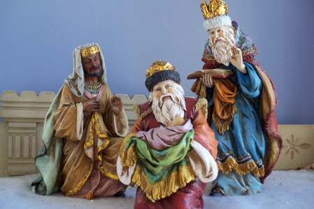 A few of the more than 80 different Nativity sets displayed during St. Sebastian Parish's "No Room at the Inn" showcase, which this year was Dec. 5-6. Photos courtesy of St. Sebastian Parish