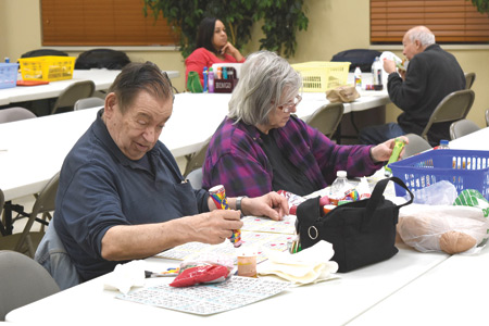 Parishioners play bingo March 8 at St. Priscilla Parish in Livonia. St. Priscilla is one of just a handful of parishes left in the Archdiocese of Detroit that offer regular bingo games registered with the State of Michigan. Dan Meloy | The Michigan Catholic