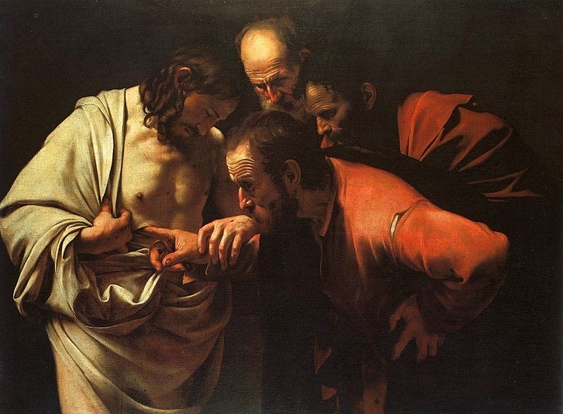 Thomas sticks his finger into the side of Jesus after the first Easter. Jesus greets the apostles with the phrase, “Peace be with you.” Not, “Listen, we need to talk. Where were you last Friday?”