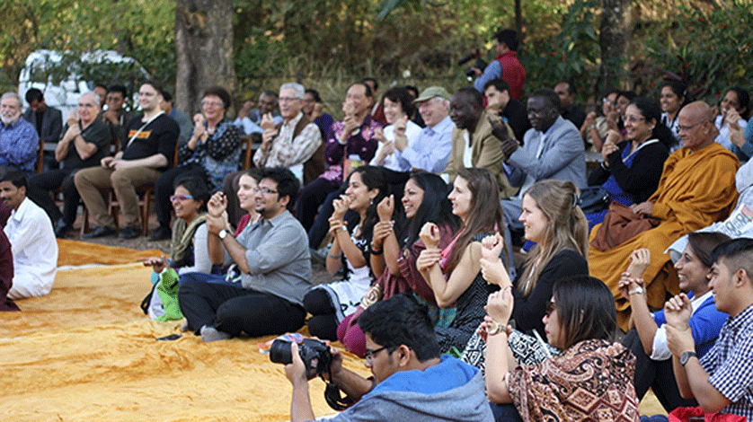 Participants listen to a speaker during the Just Governance Forum at Asia Plateau in Panchgani, India, which was attended by the Michigan Catholic Conference. Courtesy of Michigan Catholic Conference