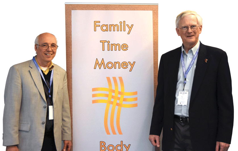 Sacred Heart Major Seminary professor Paco Gavrilides, left, and Deacon Bob Ervin of Holy Family Parish in Novi are the founders of New Leaven Ministry, which seeks to be a follow-up course to basic evangelization programs such as Alpha and ChristLife. Dan Meloy | The Michigan Catholic