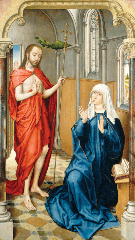 The risen Christ appears to Mary in this painting from the collections of the National Gallery of Art in Washington. Although Scripture doesn't explicitly state that Mary was a perpetual virgin, there is plenty of evidence that supports the Catholic belief that Jesus was indeed Mary's only child and that she remained a virgin for her entire life. National Gallery of Art| CNS photo