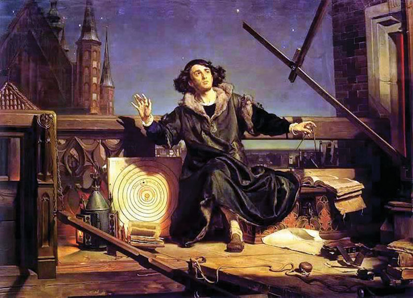 Renaissance mathematician and astronomer Nicolaus Copernicus is depicted in Jan Matejko's 17th century work "Conversation with God." The Book of Wisdom, it could be argued, formed the foundation for the modern enterprise of science by revamping the way the world viewed relationship between theory and nature — both of which speak to the power and wisdom of God. (CNS photo)