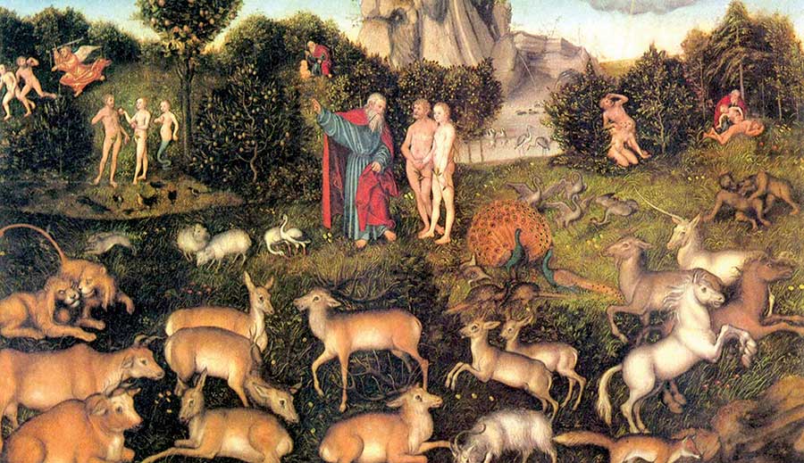 The Garden of Eden - Lucas Cranach the Elder